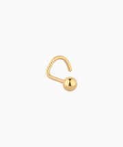 Basic Ball Nose Stud - Stainless Steel - Nostril - Oumo Jewelry
