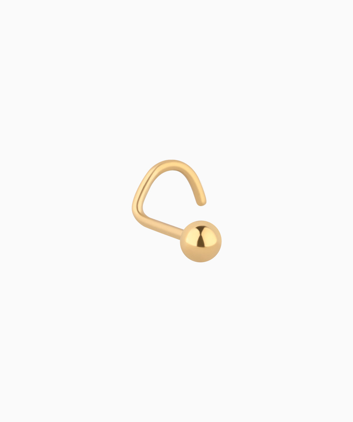 Basic Ball Nose Stud - Stainless Steel - Nostril - Oumo Jewelry