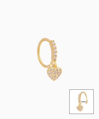 Heart Drop Seamless Ring - OumoJewelry