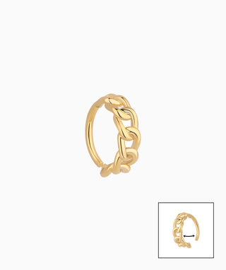 Chain-Shaped Seamless Ring - OumoJewelry