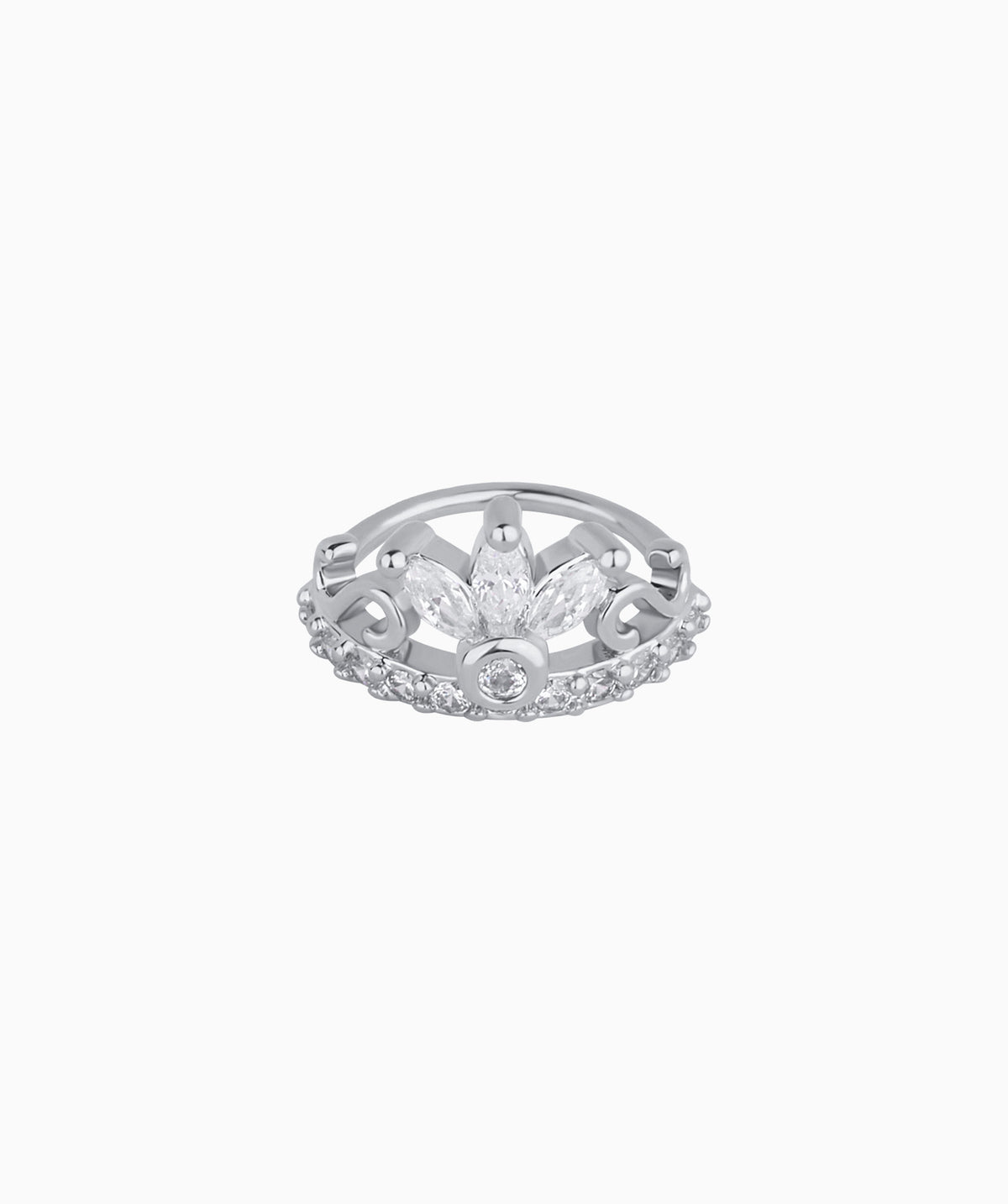 Crown Seamless Ring - Stainless Steel - Septum - Oumo Jewelry