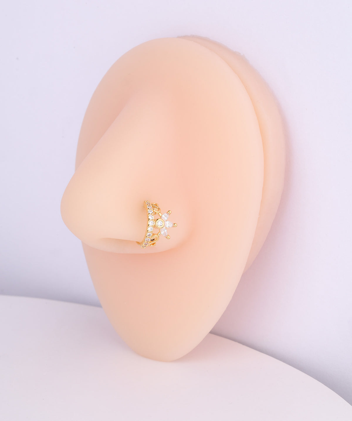 Crown Seamless Ring - Stainless Steel - Septum - Oumo Jewelry