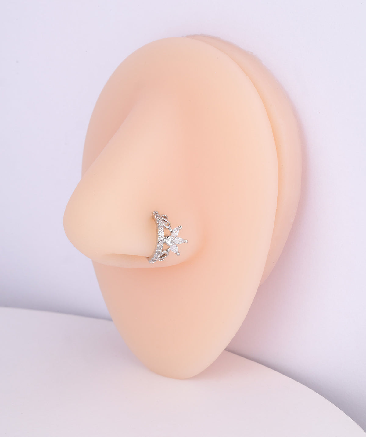 Crown Seamless Ring - Stainless Steel - Septum - Oumo Jewelry