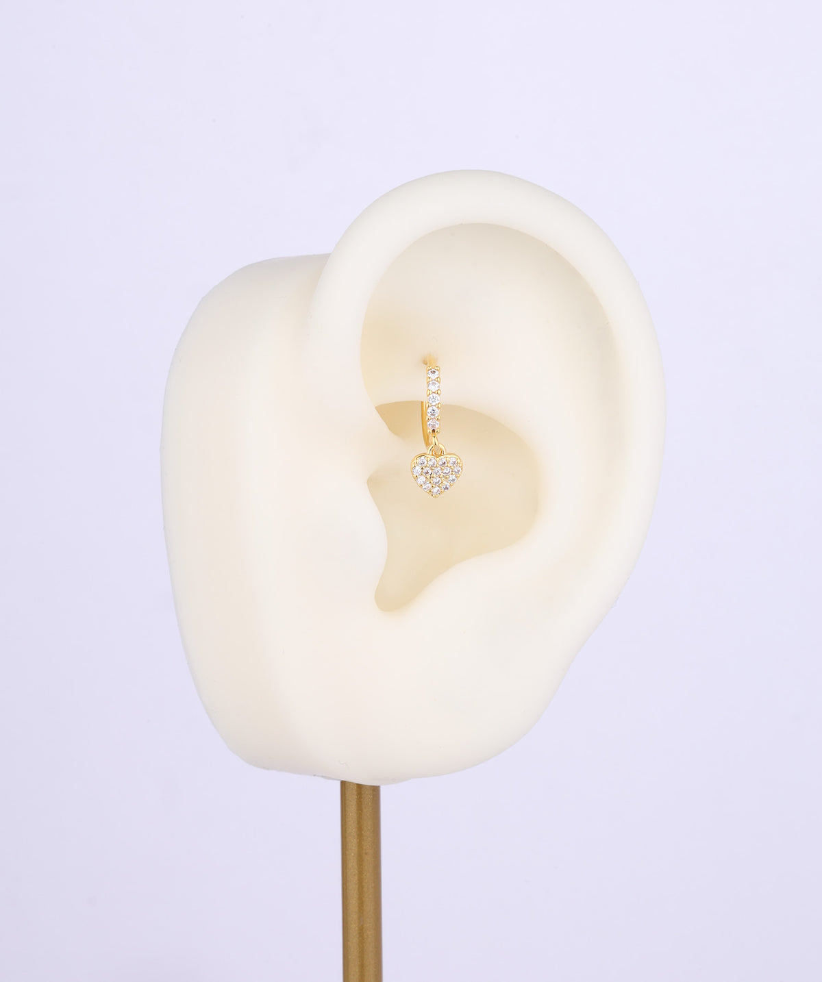 Heart Drop Seamless Ring - Stainless Steel - Septum - Oumo Jewelry