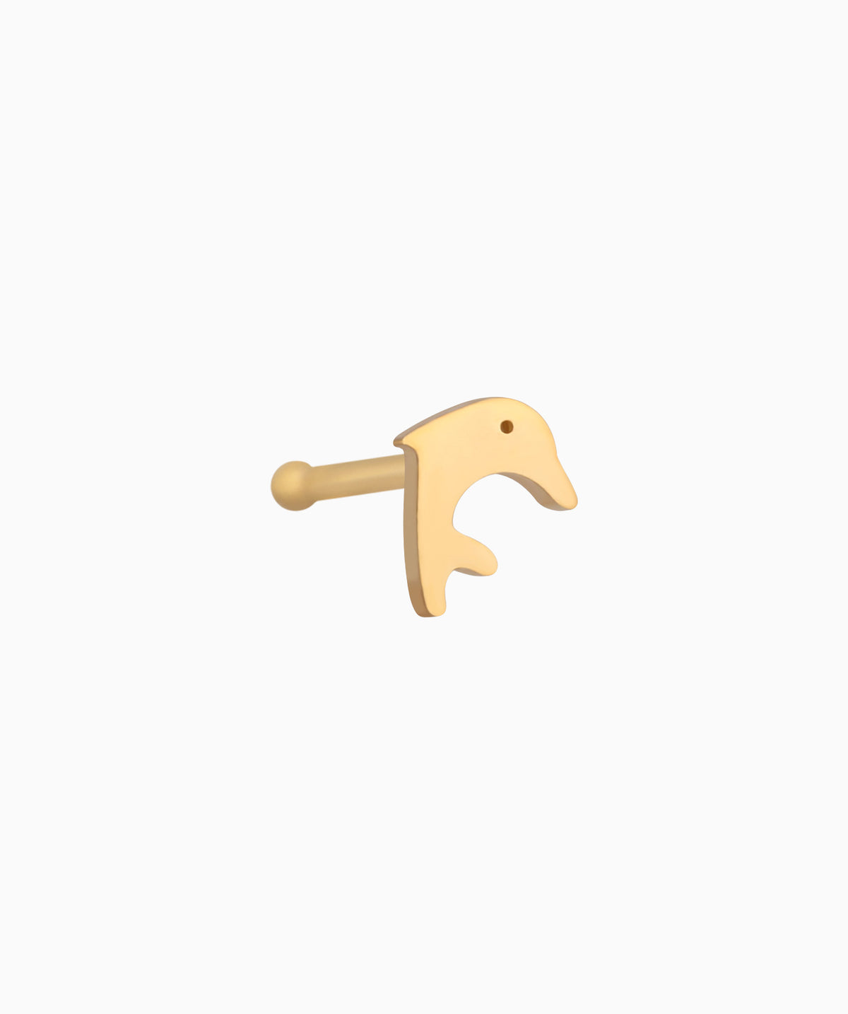 Dolphin Nose Stud - Stainless Steel - Nostril - Oumo Jewelry