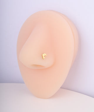 Dolphin Nose Stud - OumoJewelry