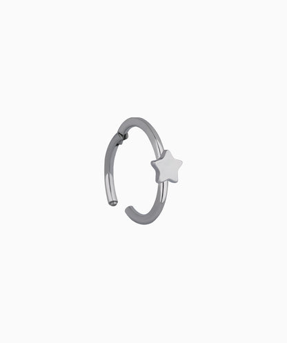 Titanium Star Clicker Hoop