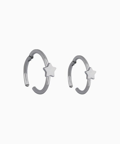 Titanium Star Clicker Hoop