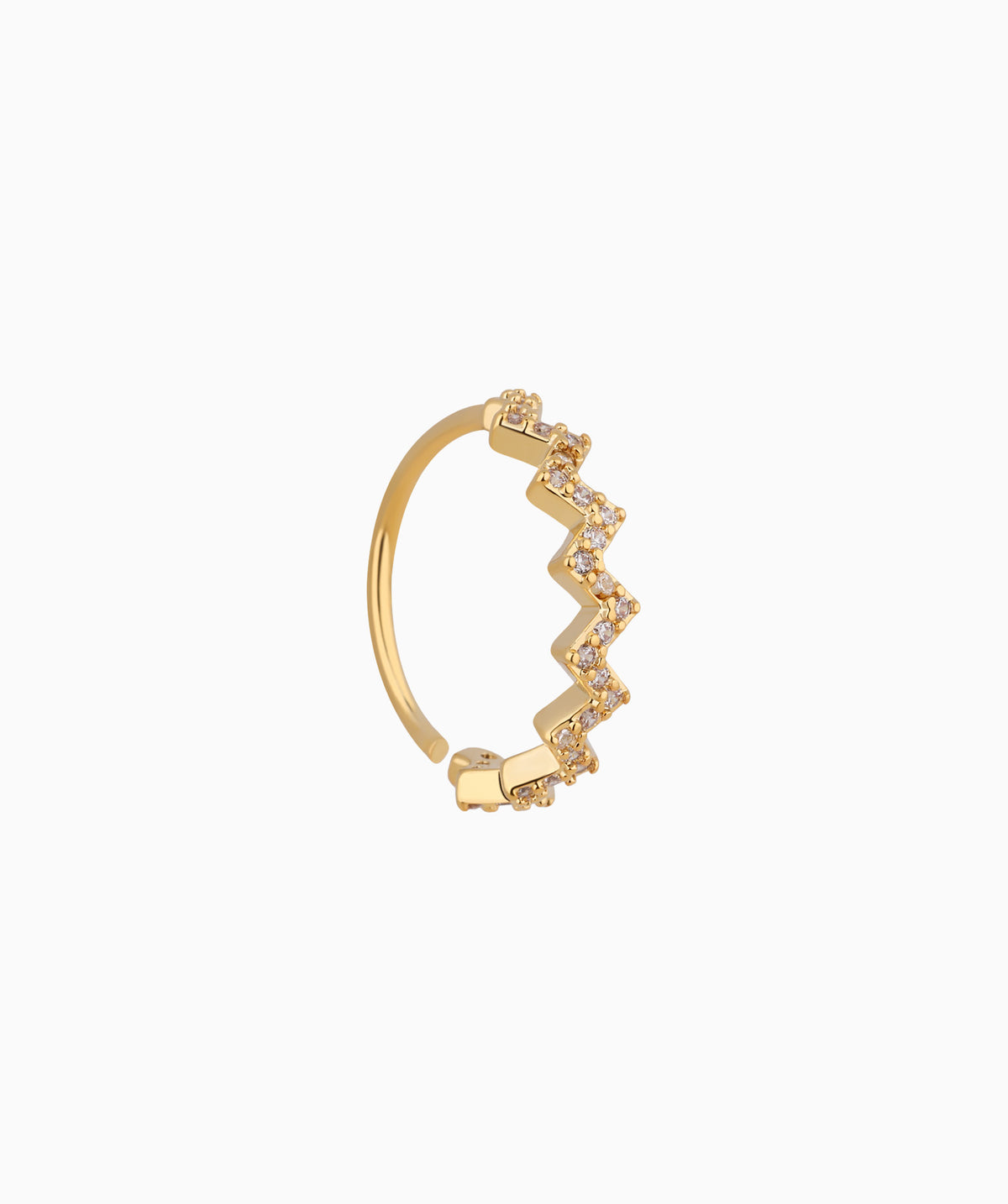 Wavy Seamless Ring - Stainless Steel - Septum - Oumo Jewelry