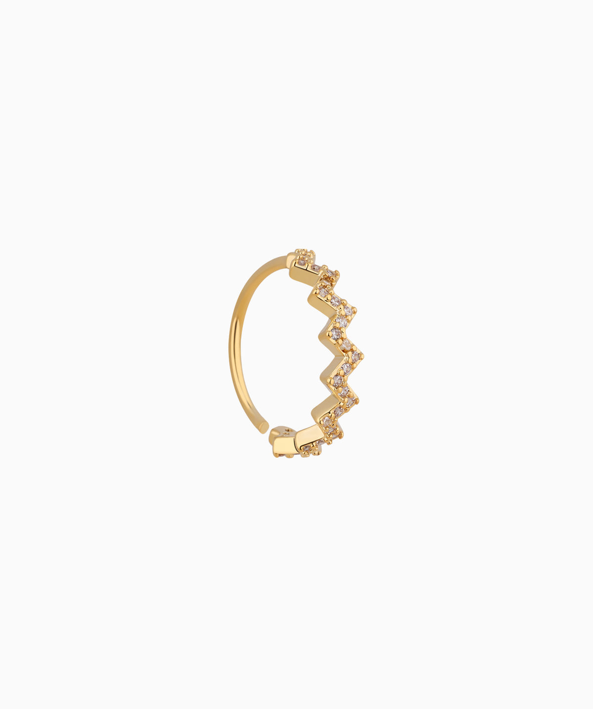Wavy Seamless Ring - Stainless Steel - Septum - Oumo Jewelry