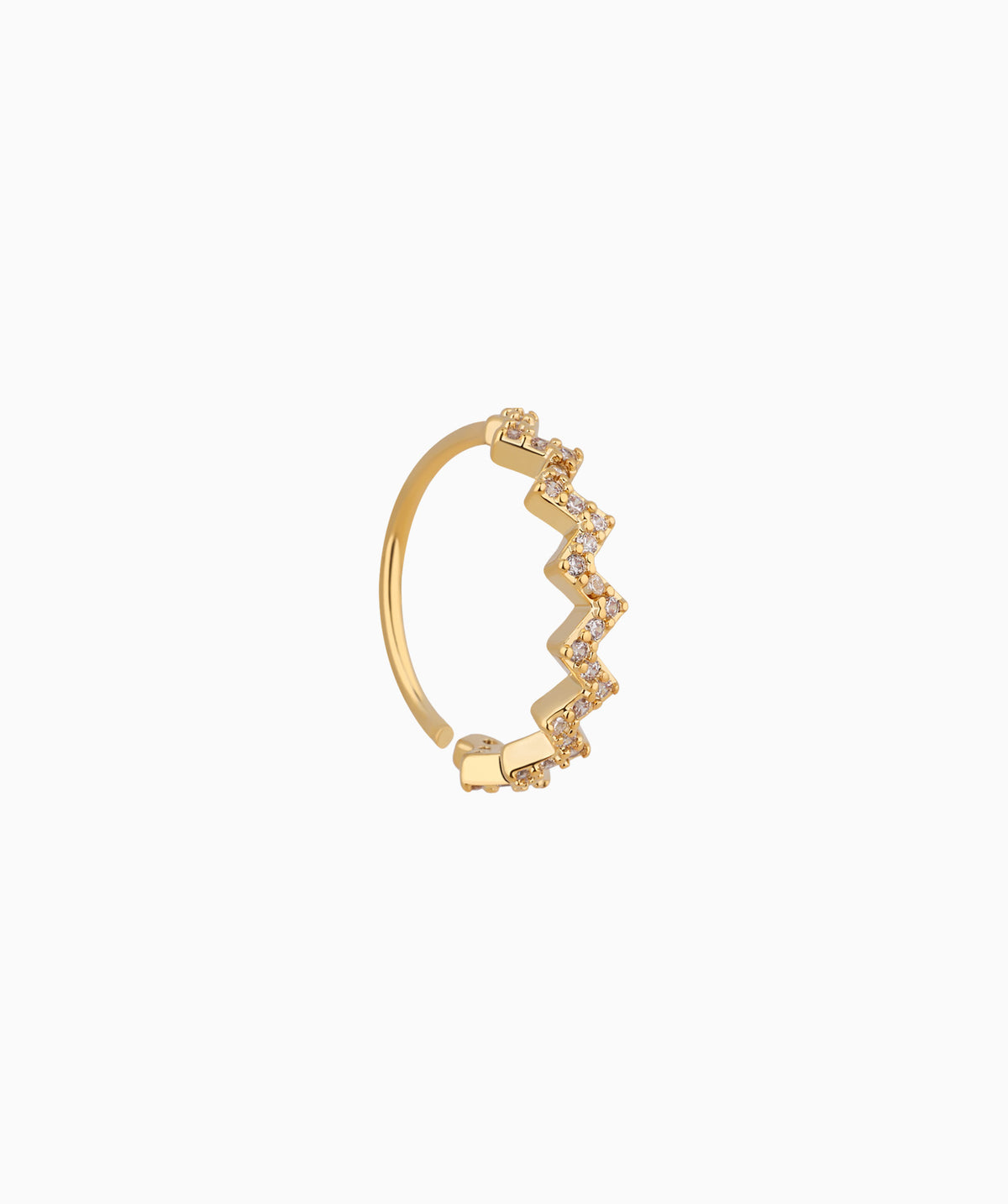 Wavy Seamless Ring - Stainless Steel - Septum - Oumo Jewelry