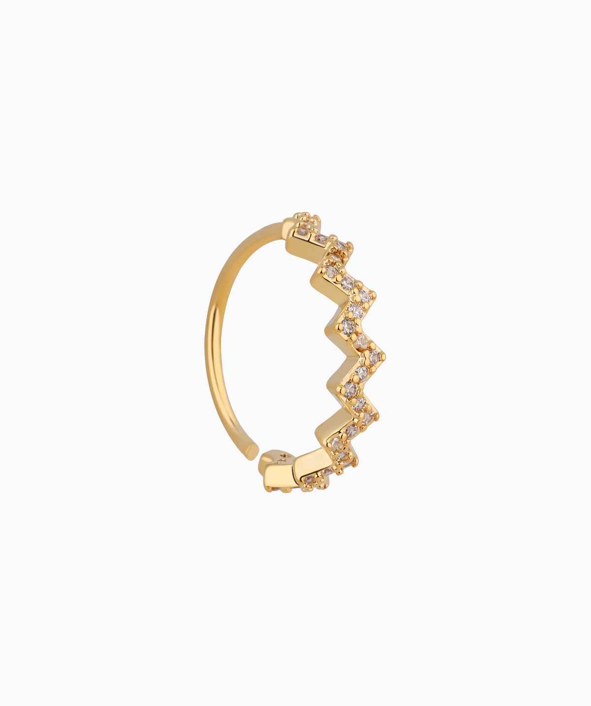 Wavy Seamless Ring - Stainless Steel - Septum - Oumo Jewelry
