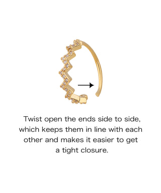 Wavy Seamless Ring - OumoJewelry