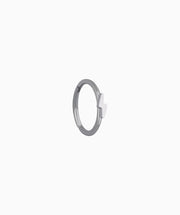 Titanium Lightning Clicker Hoop - Titanium - Conch, Lip - Oumo Jewelry