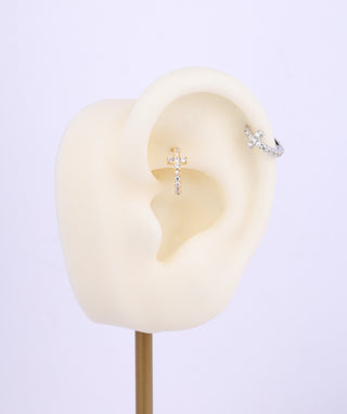Shiny Cross Seamless Ring - OumoJewelry
