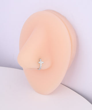 Shiny Cross Seamless Ring - OumoJewelry