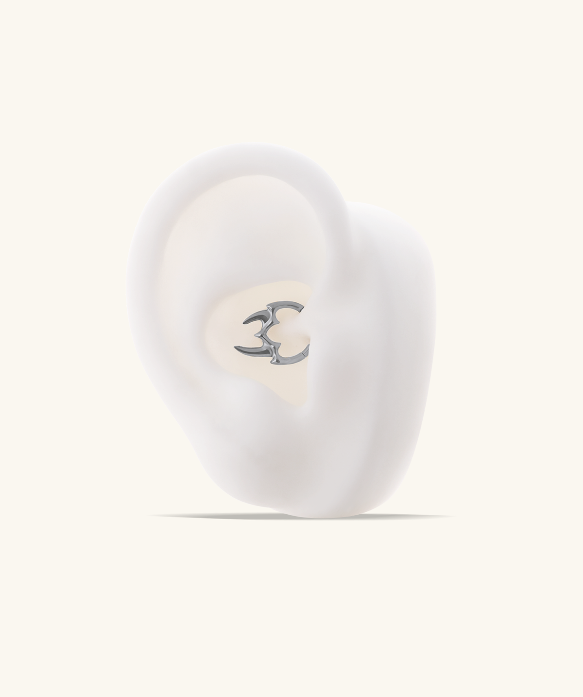 Claw Arc Clicker Hoop - Stainless Steel - Daith, Septum - Oumo Jewelry