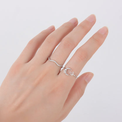 Shiny Wavy Ring - OhmoJewelry