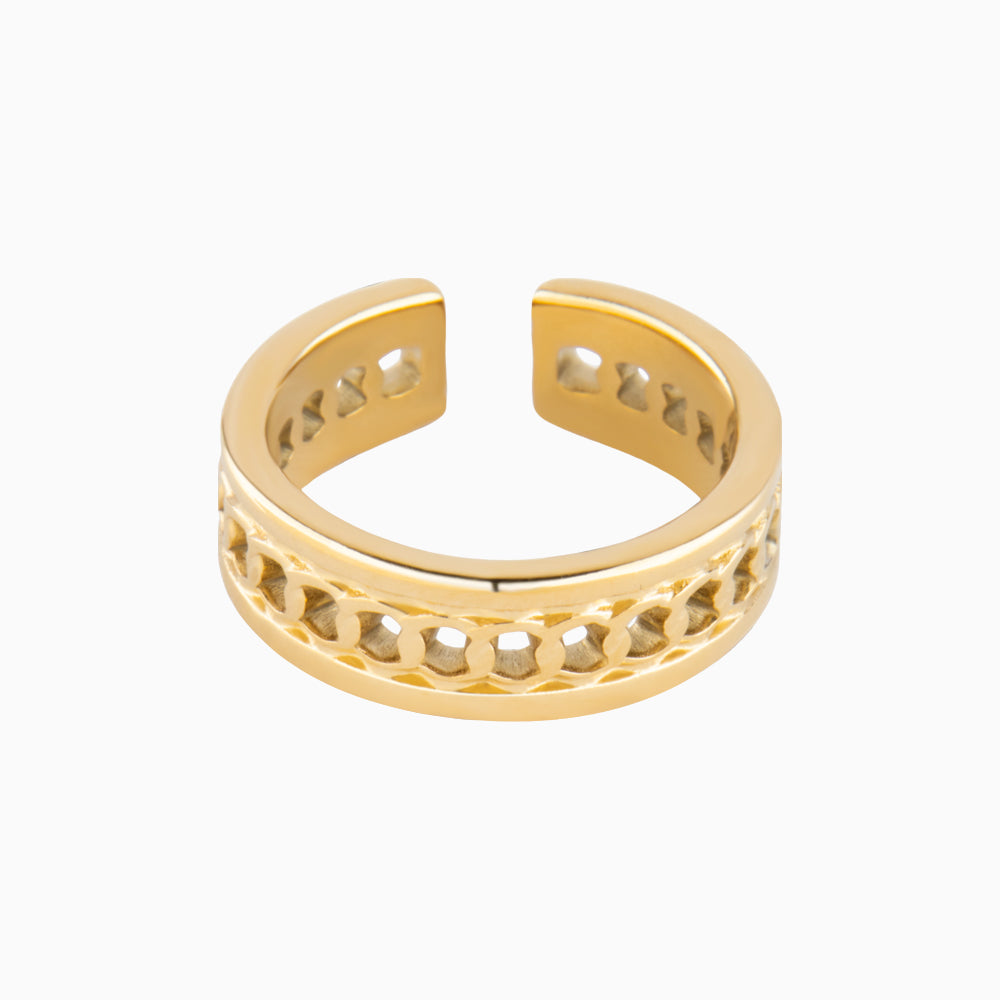 Sturdy Chain Ring - OhmoJewelry