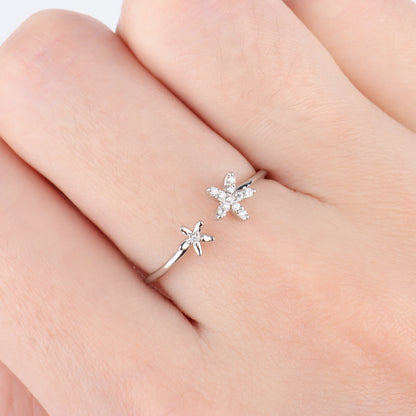 Small Fresh Flower Ring - OhmoJewelry