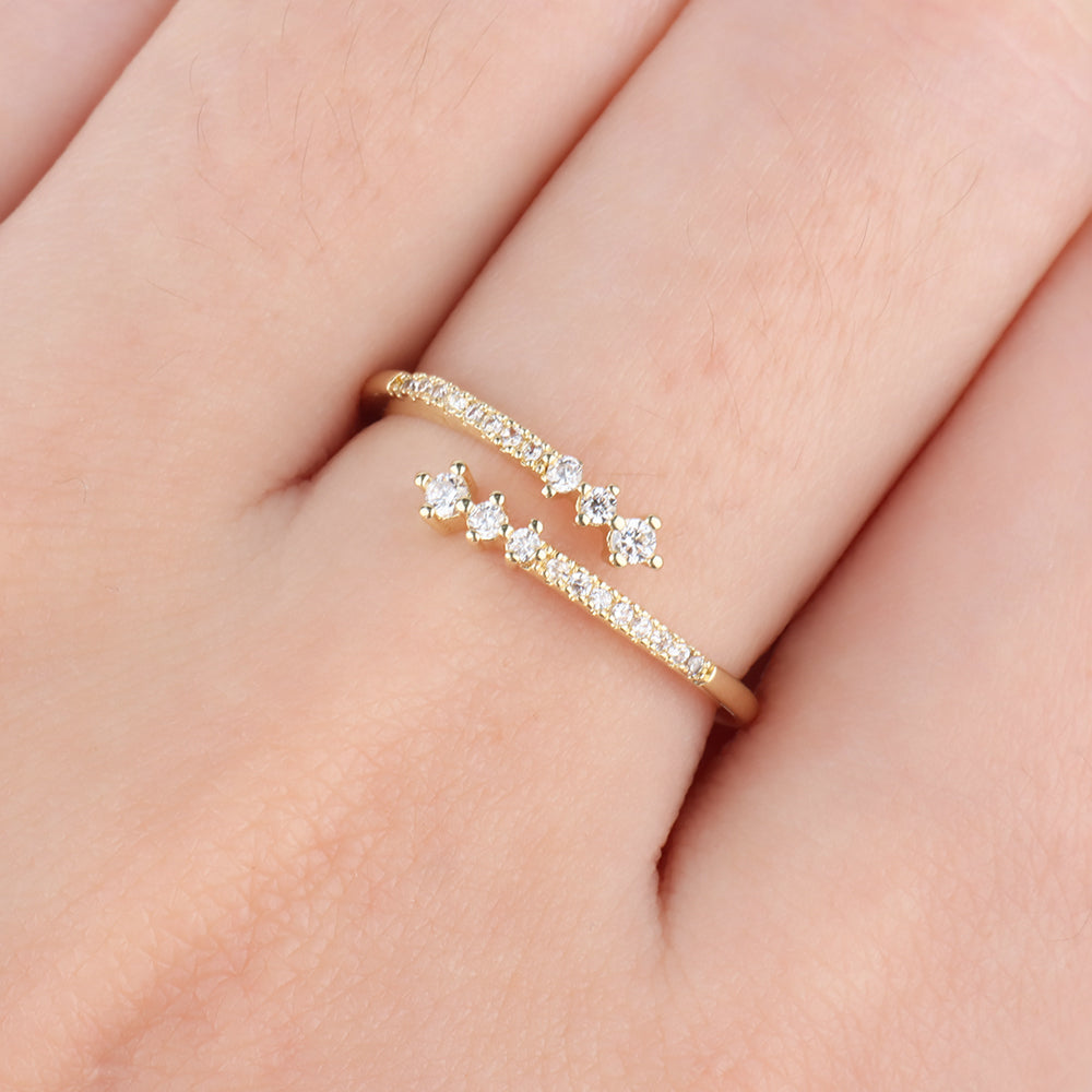 Sparkling Gemstones Ring - OhmoJewelry