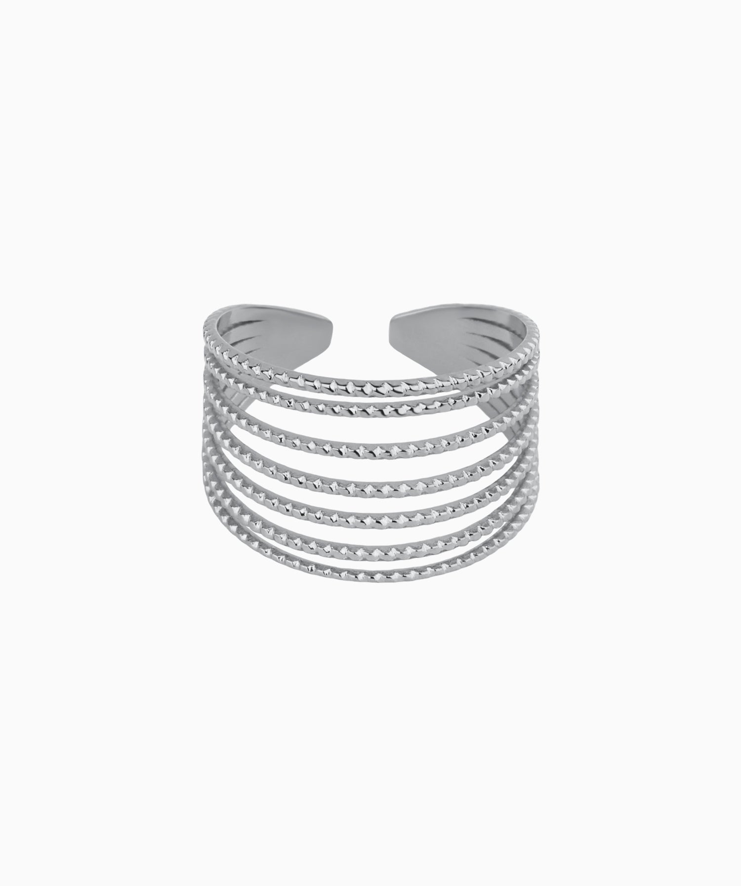 Seven-Layer Twist Ring