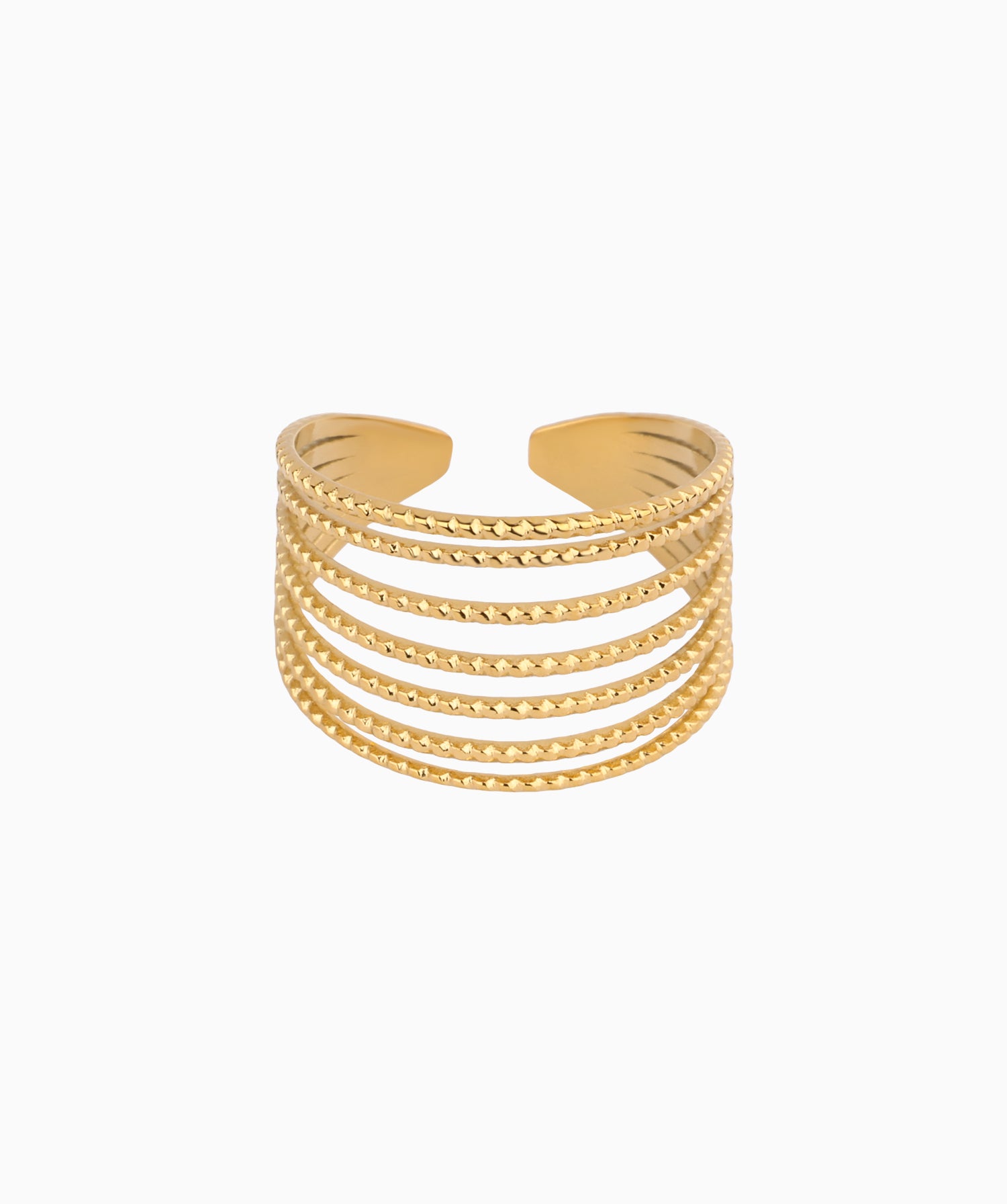 Seven-Layer Twist Ring