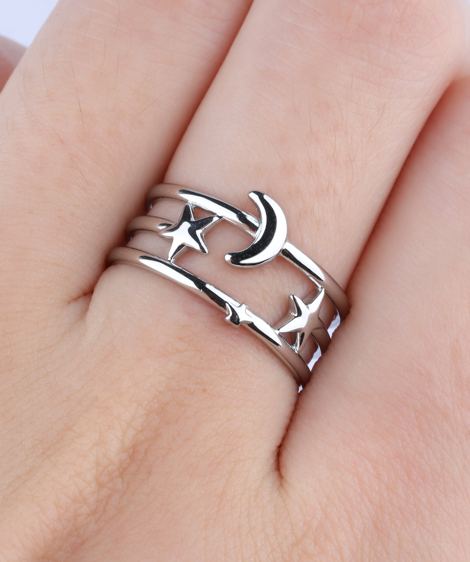 Star Moon Ring