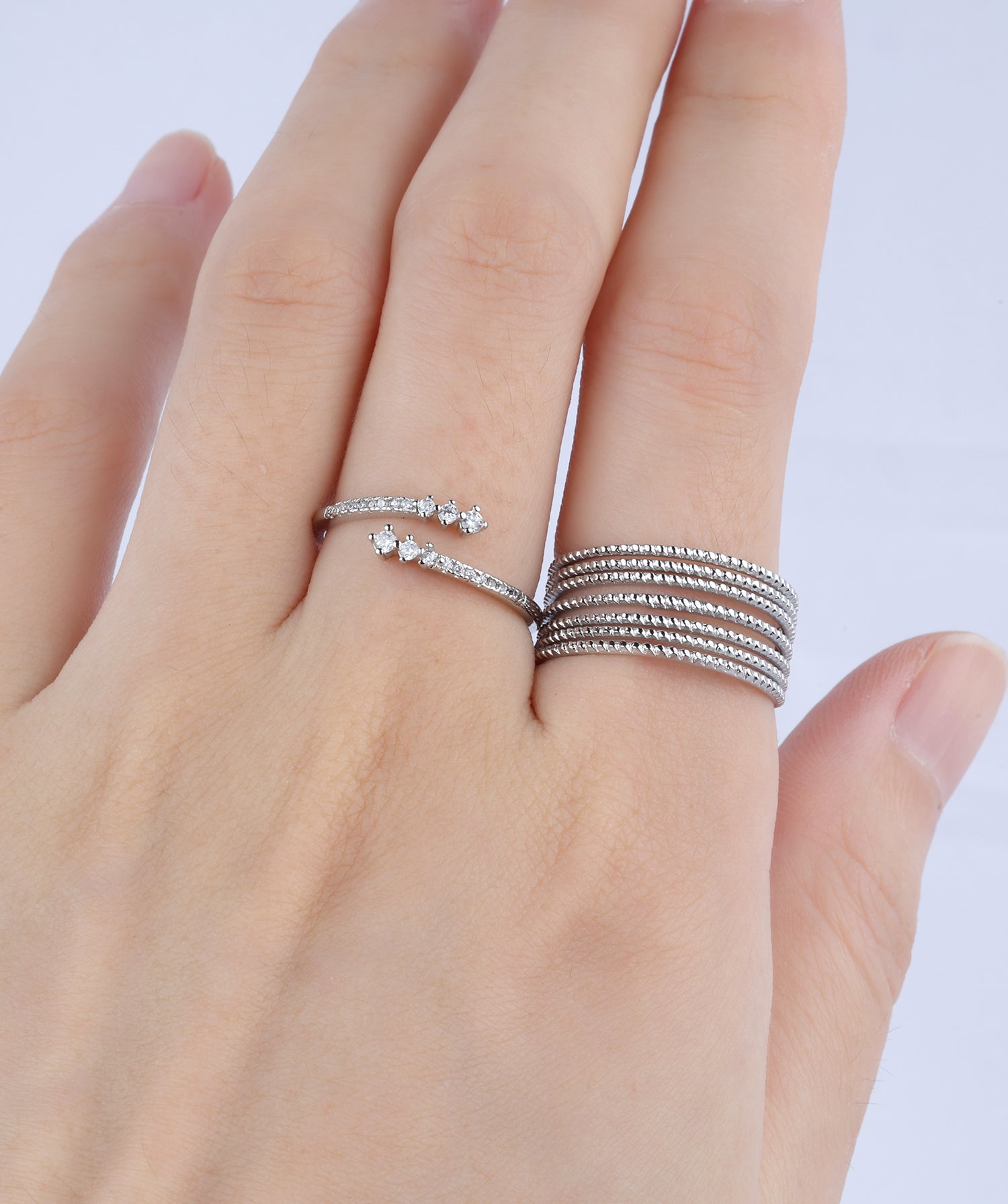 Seven-Layer Twist Ring