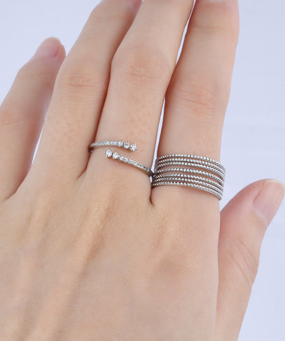 Seven-Layer Twist Ring