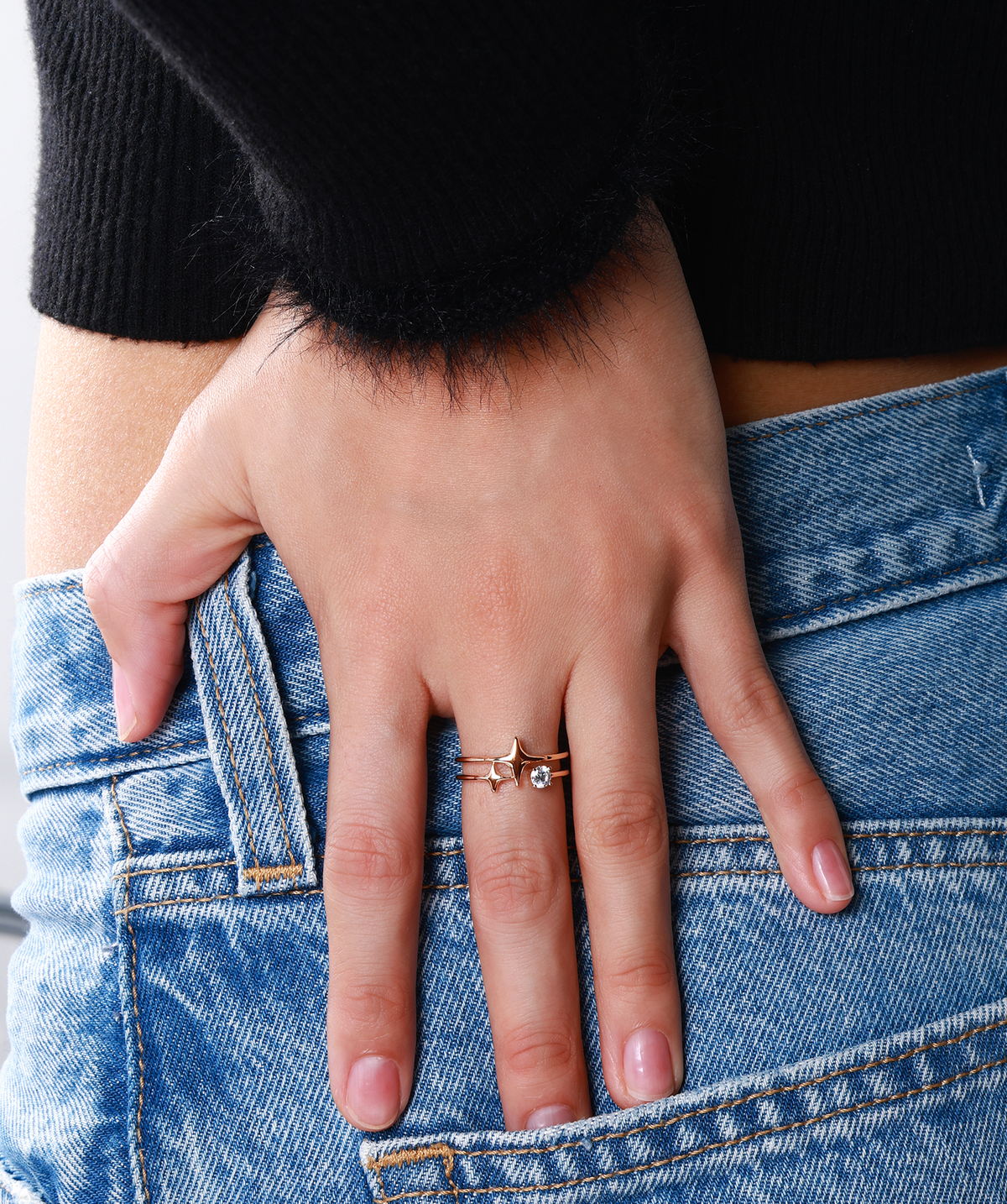 Lumistar Ring - Brass - Oumo Jewelry