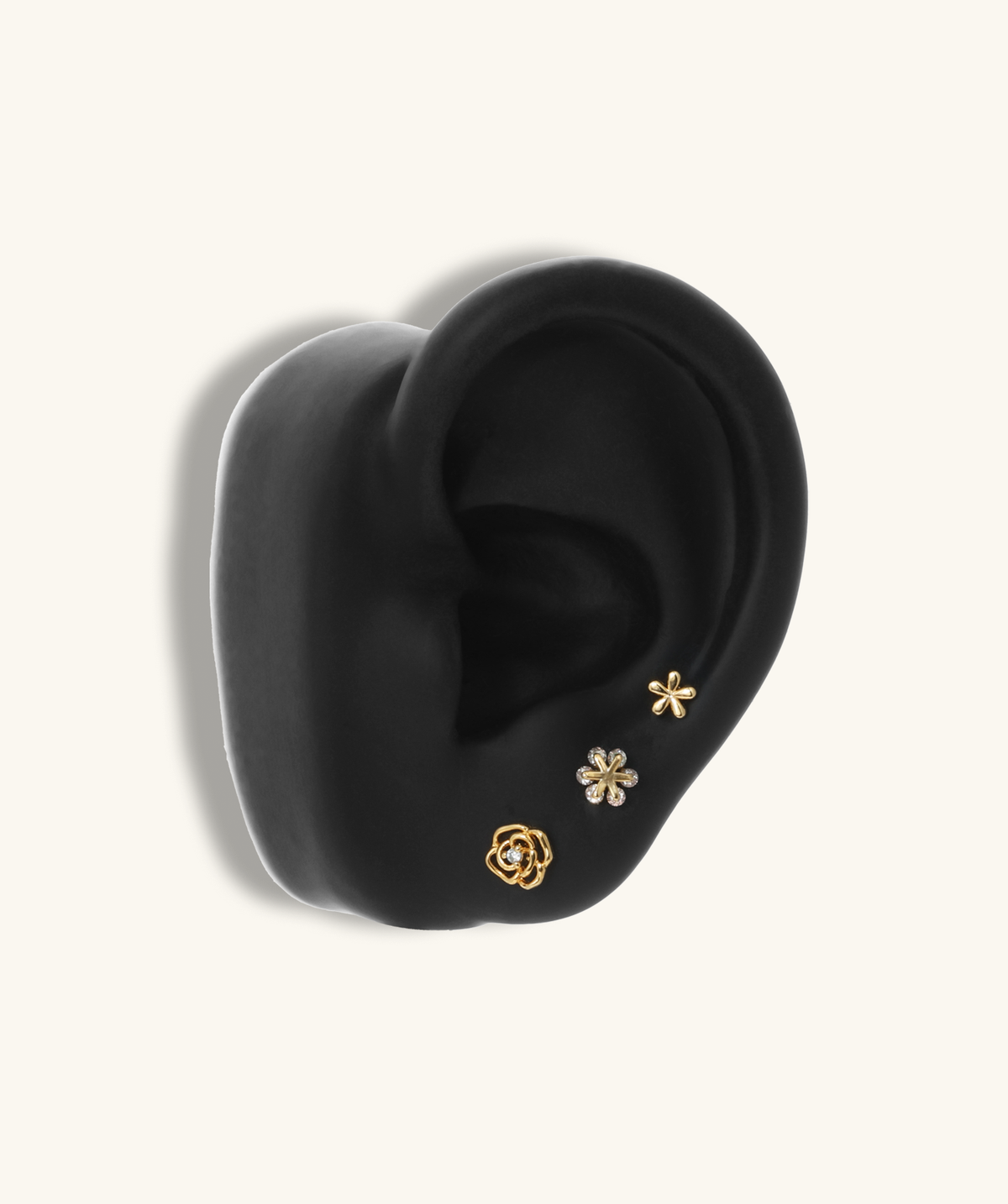 Bloom Flower Earrings Set - Stainless Steel - Oumo Jewelry