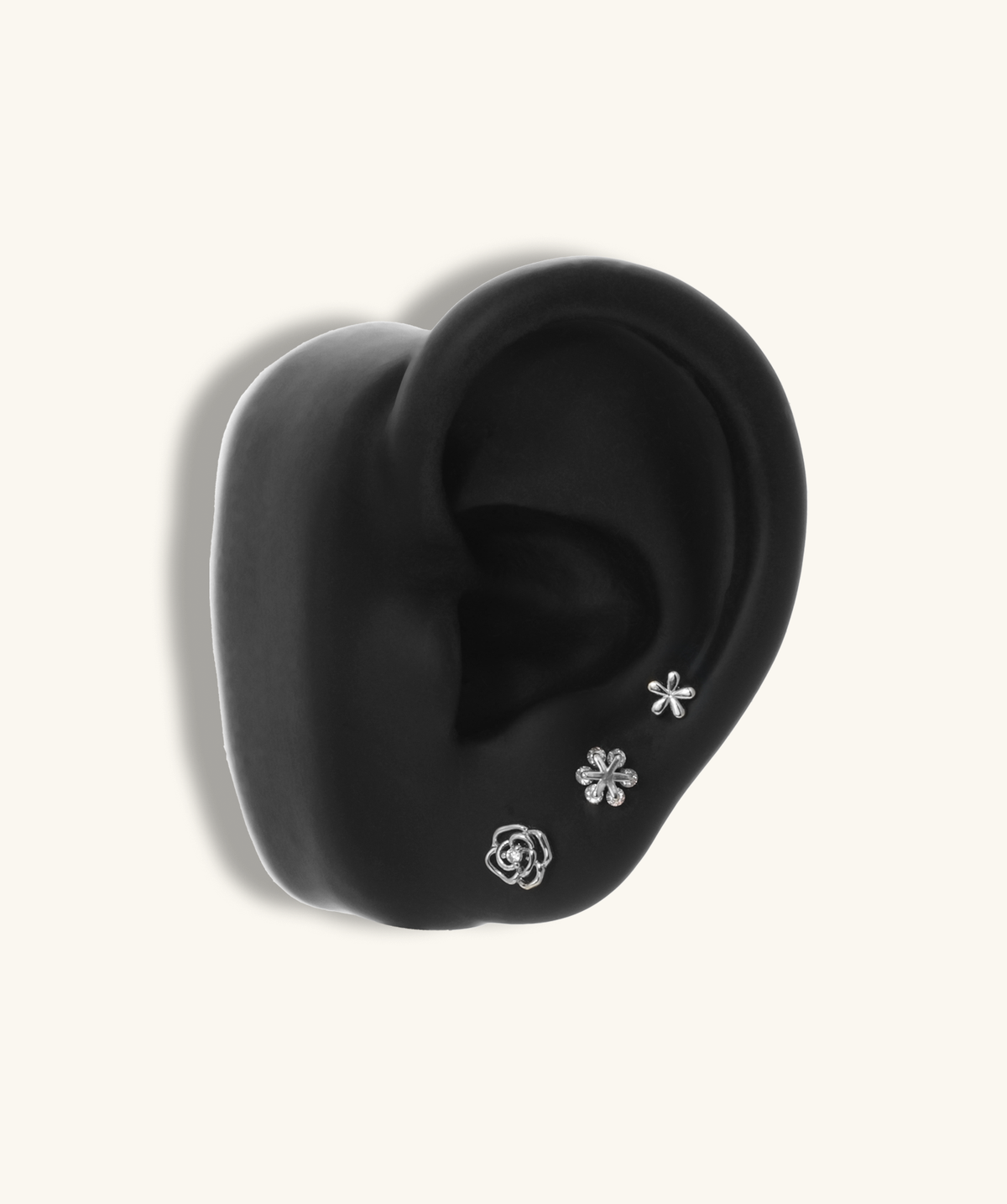 Bloom Flower Earrings Set - Stainless Steel - Oumo Jewelry