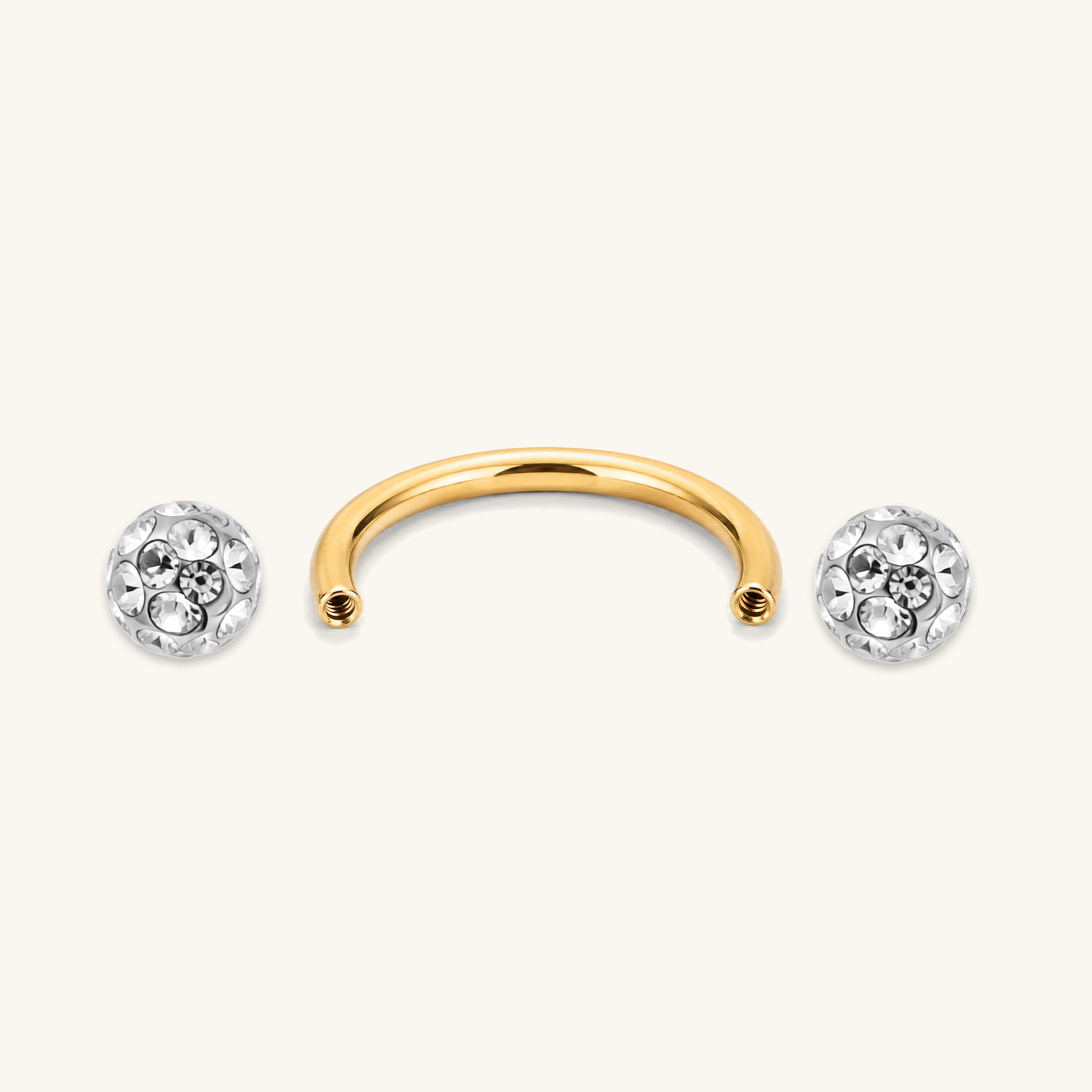 Twinkle Horseshoe Ring