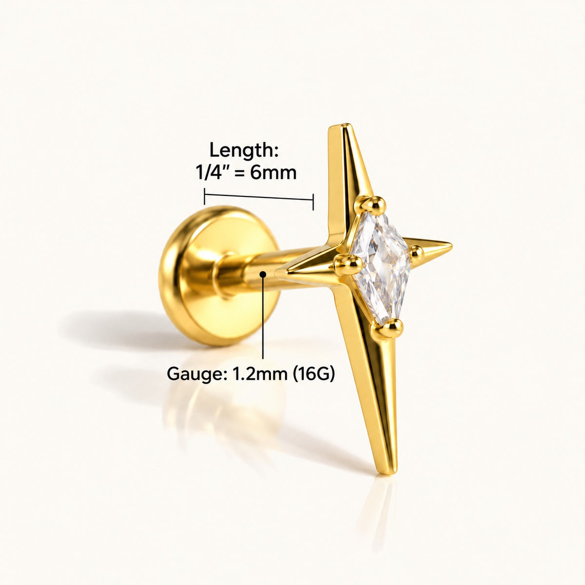 Titanium Junia Stud - OumoJewelry