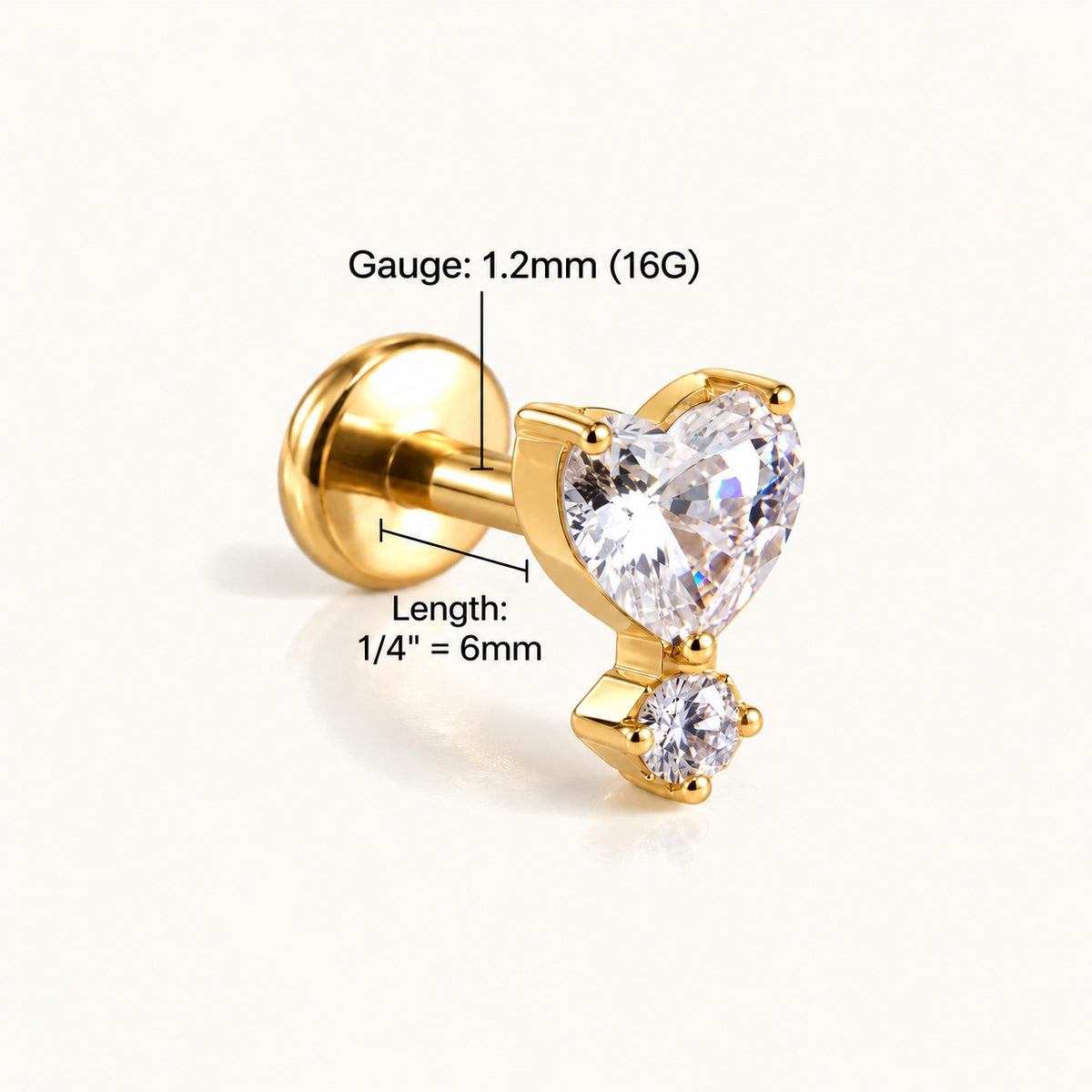 Titanium Keira Stud - OumoJewelry