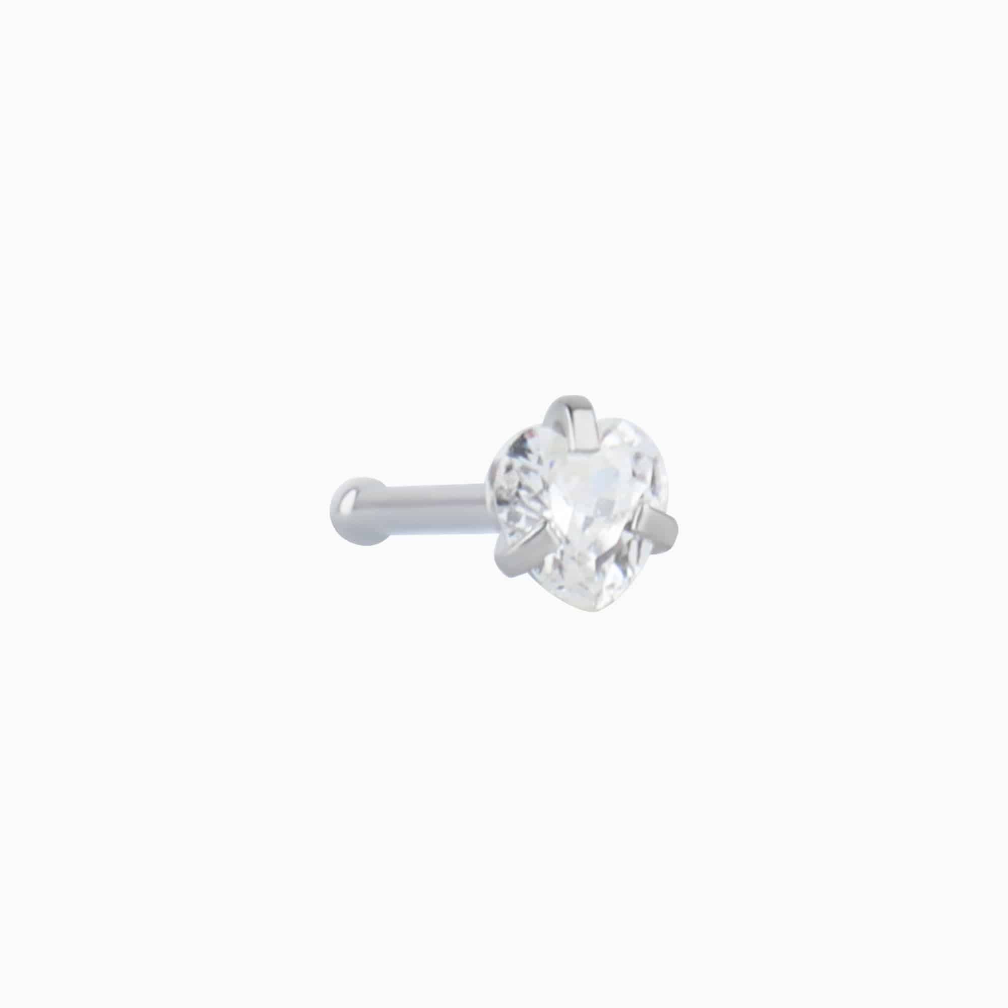 Love Nose Stud - OhmoJewelry