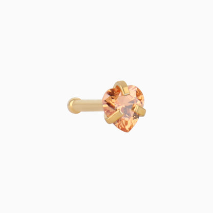 Love Nose Stud - OhmoJewelry