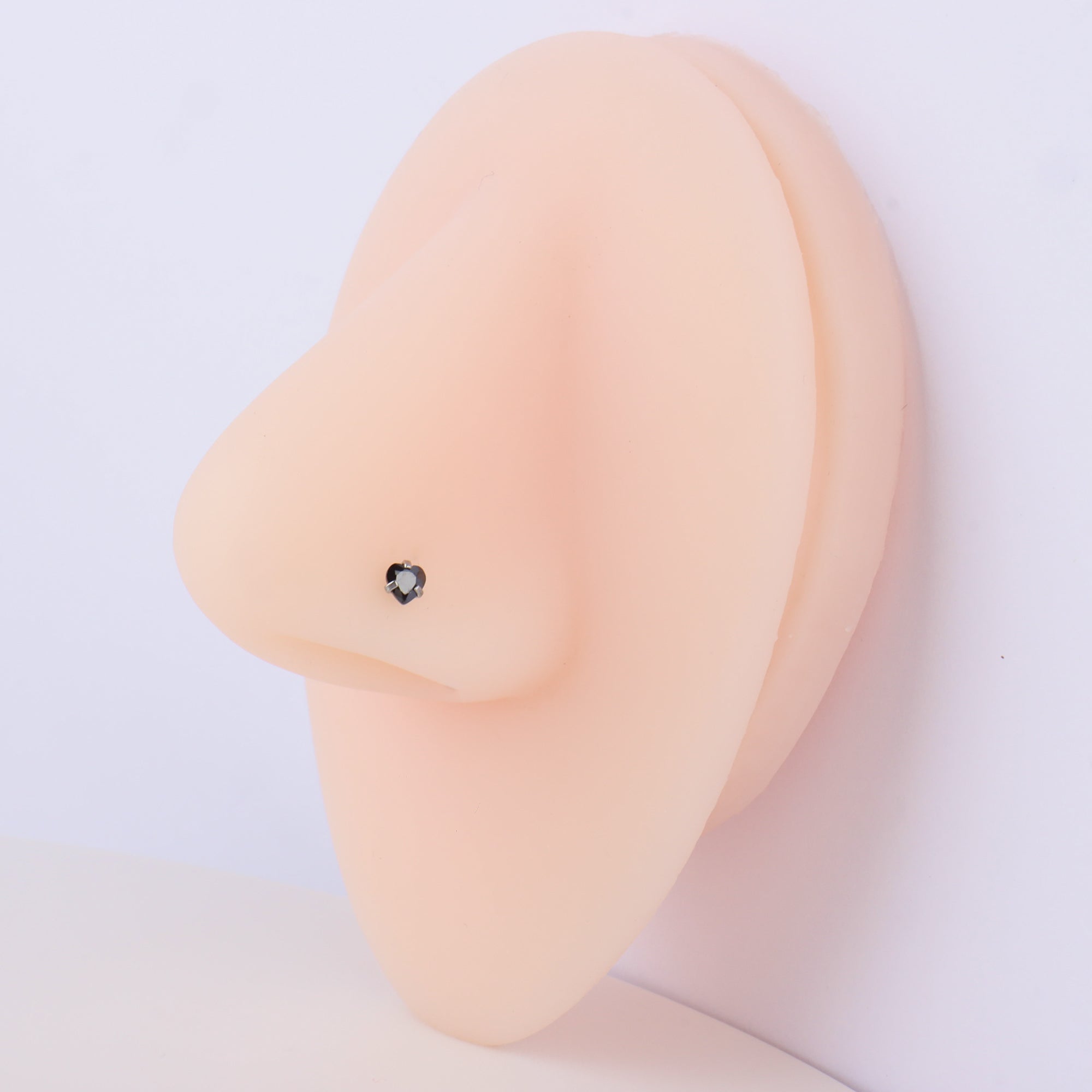 Love Nose Stud - OhmoJewelry