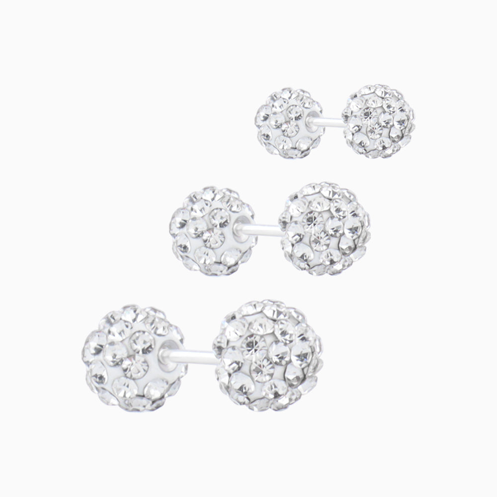 Sparkling Disco Ball Stud - OhmoJewelry