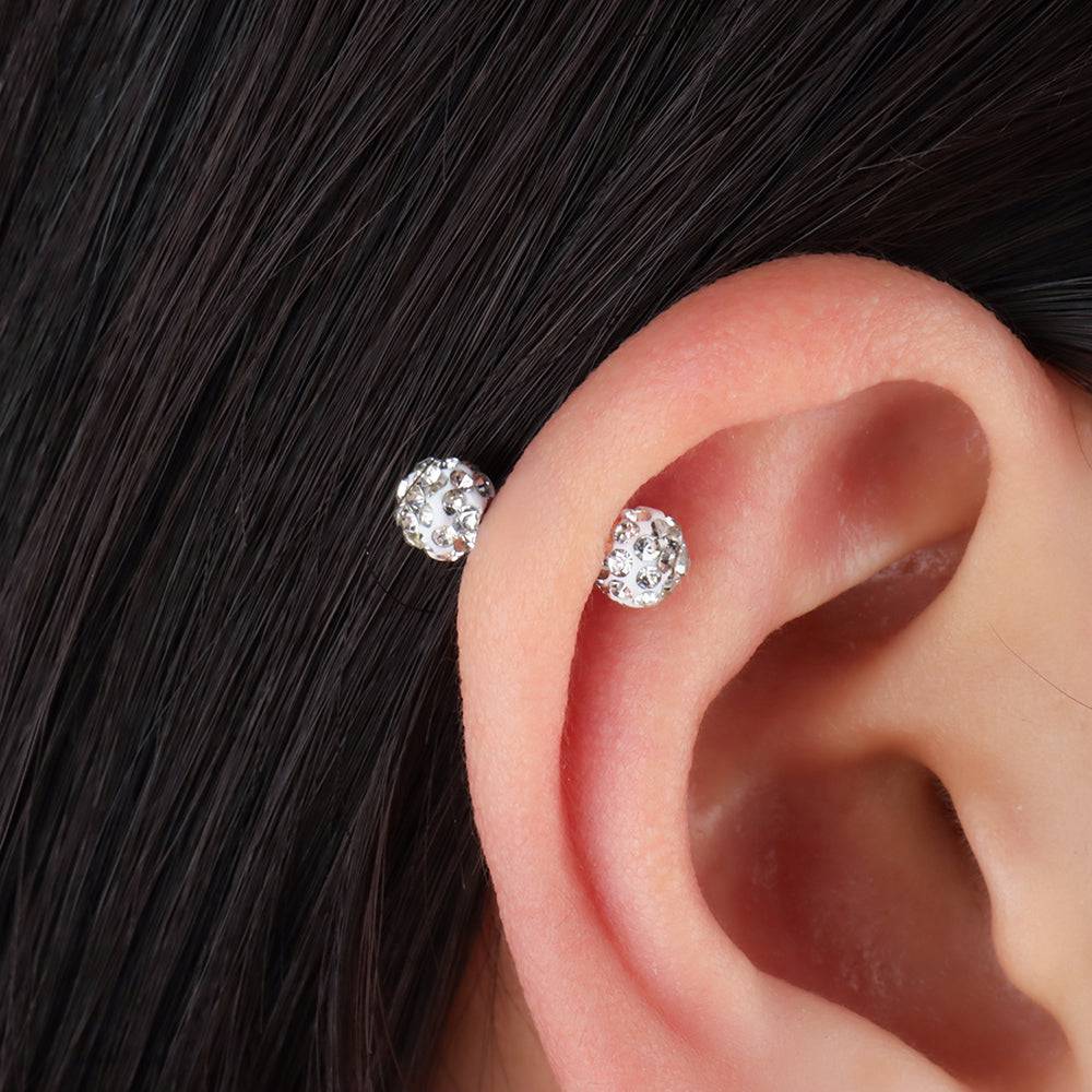 Sparkling Disco Ball Stud - OhmoJewelry