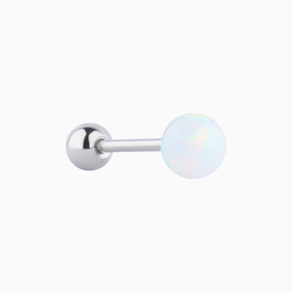 Charm Opal Ball Stud - OhmoJewelry