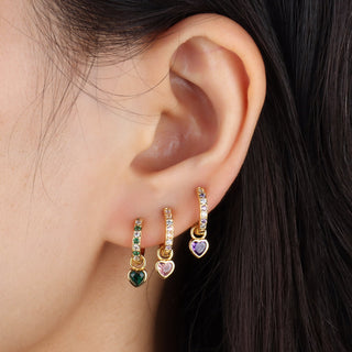 Charming Heart Drop Earrings - OhmoJewelry
