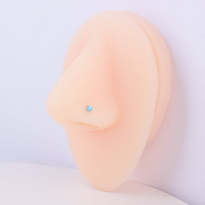 Opal Nose Stud - OhmoJewelry