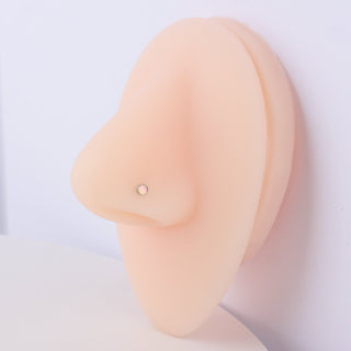 Colored Opal Nose Stud - OhmoJewelry