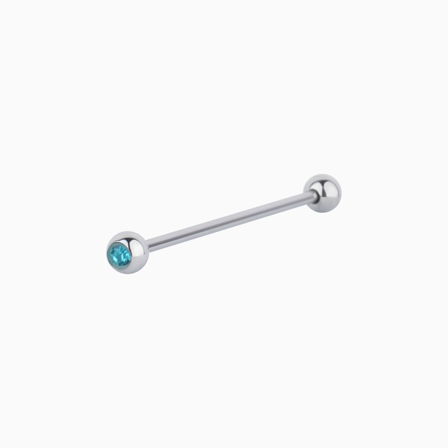 Charm Gem Industrial Barbell - OhmoJewelry