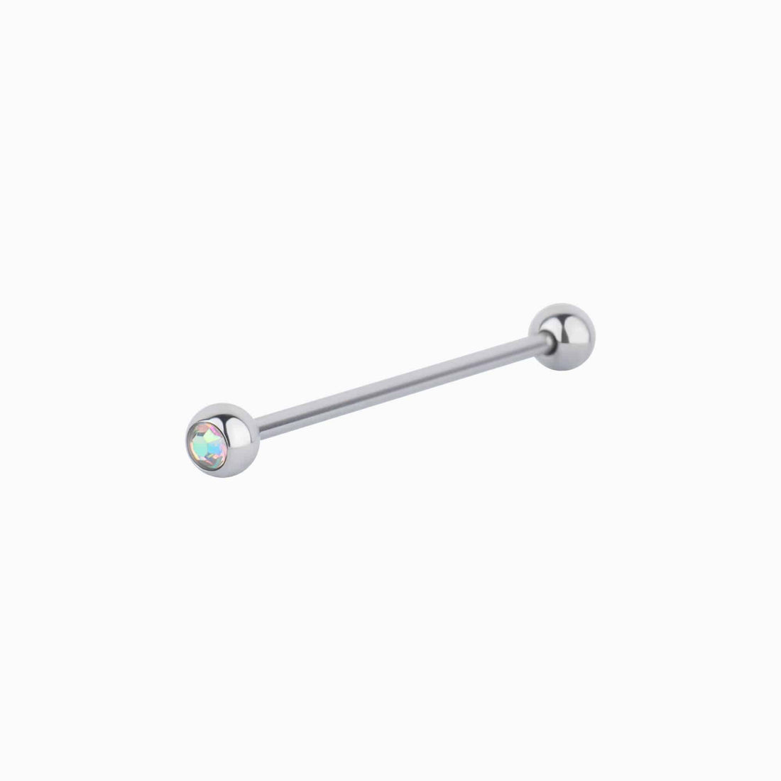 Charm Gem Industrial Barbell - OhmoJewelry