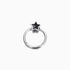 Black Star Clicker Hoop - OhmoJewelry