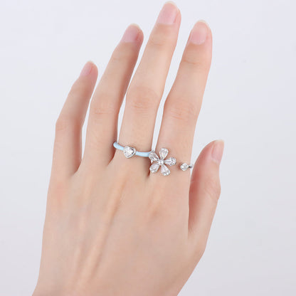 Blooming Flower Open Ring - OhmoJewelry