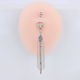 Charm Tassel Belly Ring - OhmoJewelry